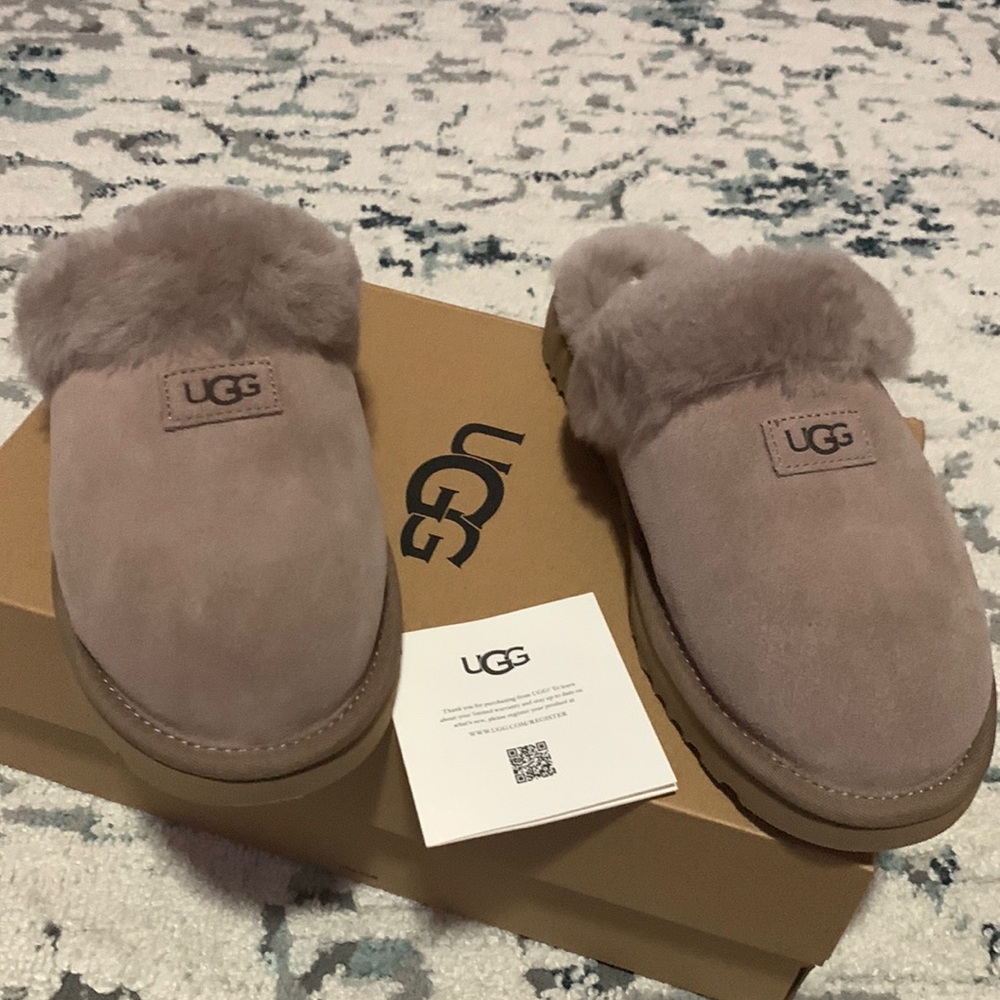 New UGG slippers.
